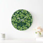 Parsley Pattern Große Wanduhr (Zuhause)
