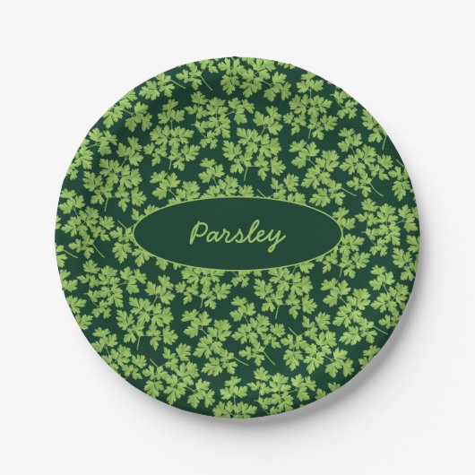 Parsley Pattern Pappteller (Vorderseite)