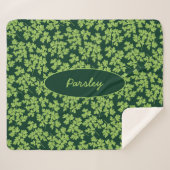 Parsley Pattern Sherpadecke (Vorderseite (Horizontal))