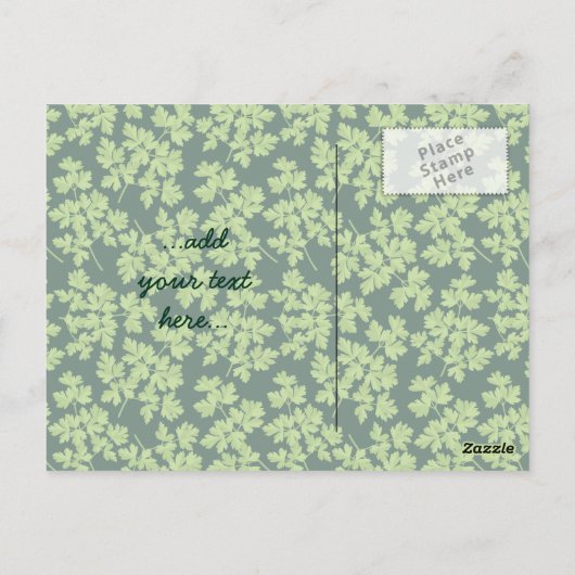 Parsley Postkarte (Rückseite)