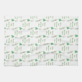 Parsley Sage Rosemary Thyme Herbal Design Geschirrtuch (Horizontal)
