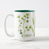 Parsley Sage Rosemary & Thyme Tall Zweifarbige Tasse (Links)