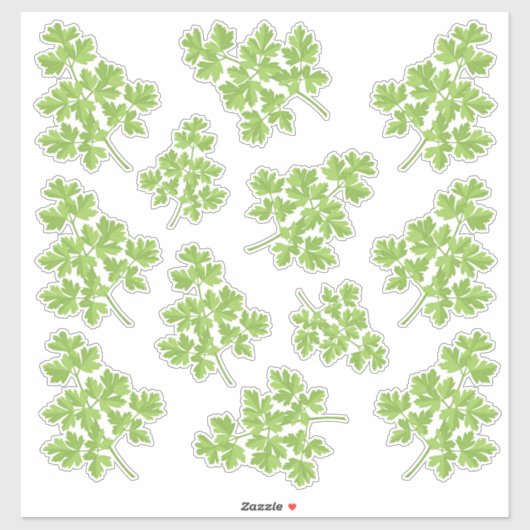 Parsley Sticker Set (Blatt)