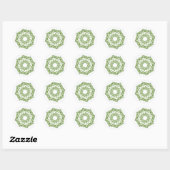 PARSLEY WREATH Kleine Round Stickers (Blatt)