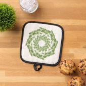 PARSLEY WREATH Pot Holder Topflappen (Oben Unten)