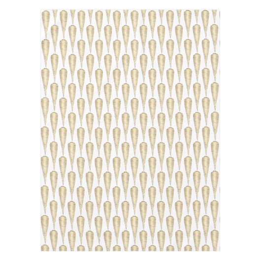 Parsnip Print Root Gemüse Markt Veg Tischdecke (Vorderseite)
