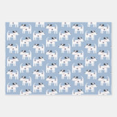 Parson Jack Russell Terrier Dog Geschenkpapier Set (Vorderseite 2)