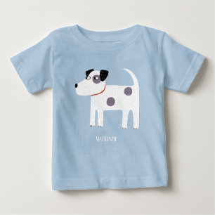 Parson Jack Russell Terrier Dog Personalisiert Baby T-shirt