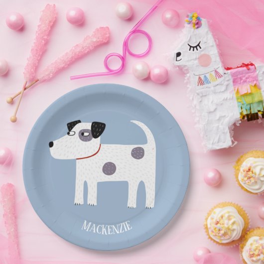 Parson Jack Russell Terrier Dog Personalisiert Pappteller (Party)