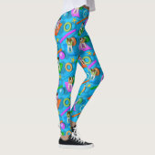 Parson Jack Russell Terrier Hund Pool Party Muster Leggings (Rechts)