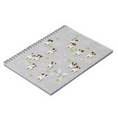 Parson / Jack Russell Terrier Hunde Tennisbälle Notizblock (Linke Seite)