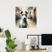 Parson Jack Russell Terrier Kunstposter Poster (Heimbüro)