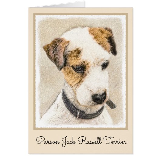 Parson Jack Russell Terrier Painting - Hunde Kunst (Vorne)