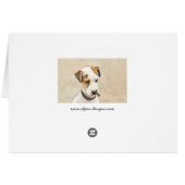 Parson Jack Russell Terrier Painting - Hunde Kunst (Rückseite Horizontal)
