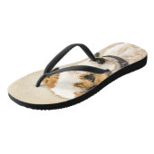 Parson Jack Russell Terrier Painting - Hunde Kunst Badesandalen (Schrägansicht)