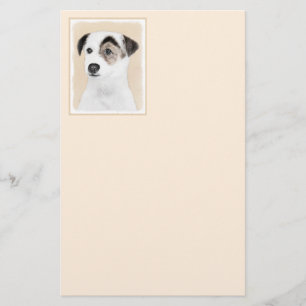 Parson Jack Russell Terrier Painting - Hunde Kunst Briefpapier