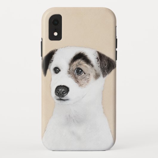 Parson Jack Russell Terrier Painting - Hunde Kunst Case-Mate iPhone Hülle (Rückseite)