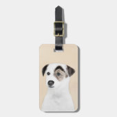 Parson Jack Russell Terrier Painting - Hunde Kunst Gepäckanhänger (Vorderseite vertikal)
