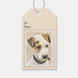 Parson Jack Russell Terrier Painting - Hunde Kunst Geschenkanhänger