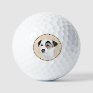 Parson Jack Russell Terrier Painting - Hunde Kunst Golfball