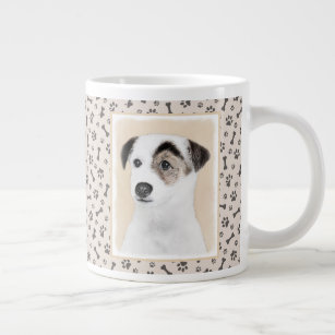Parson Jack Russell Terrier Painting - Hunde Kunst Jumbo-Tasse