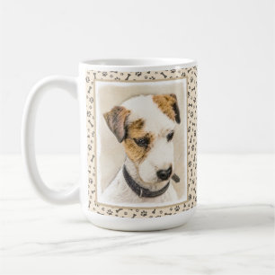 Parson Jack Russell Terrier Painting - Hunde Kunst Kaffeetasse