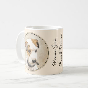 Parson Jack Russell Terrier Painting - Hunde Kunst Kaffeetasse
