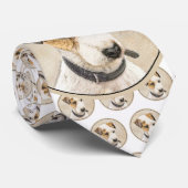 Parson Jack Russell Terrier Painting - Hunde Kunst Krawatte (Gerollt)