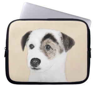 Parson Jack Russell Terrier Painting - Hunde Kunst Laptopschutzhülle