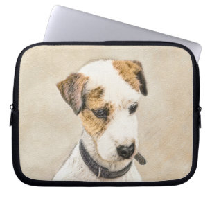 Parson Jack Russell Terrier Painting - Hunde Kunst Laptopschutzhülle