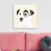 Parson Jack Russell Terrier Painting - Hunde Kunst Leinwanddruck (Insitu (Wohnzimmer))