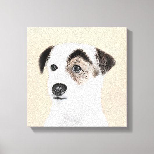 Parson Jack Russell Terrier Painting - Hunde Kunst Leinwanddruck (Vorderseite)