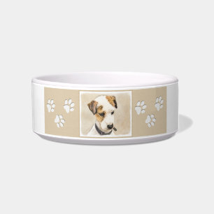 Parson Jack Russell Terrier Painting - Hunde Kunst Napf