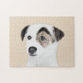 Parson Jack Russell Terrier Painting - Hunde Kunst Puzzle (Horizontal)