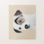 Parson Jack Russell Terrier Painting - Hunde Kunst Puzzle (Vertikal)