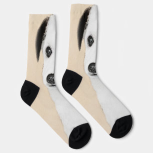 Parson Jack Russell Terrier Painting - Hunde Kunst Socken