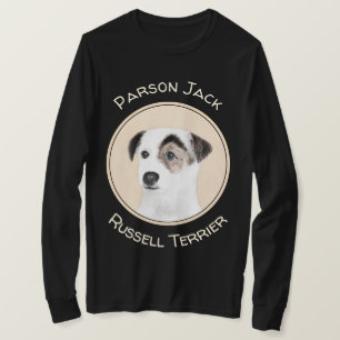 Parson Jack Russell Terrier Painting - Hunde Kunst T-Shirt