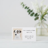 Parson Jack Russell Terrier Painting - Hunde Kunst Visitenkarte (Stehend Vorderseite)