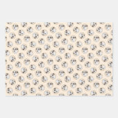 Parson Jack Russell Terrier Painting Pet Dog Art Geschenkpapier Set (Vorderseite)