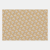 Parson Jack Russell Terrier Painting Pet Dog Art Geschenkpapier Set (Vorderseite 3)