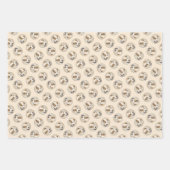 Parson Jack Russell Terrier Painting Pet Dog Art Geschenkpapier Set (Vorderseite)