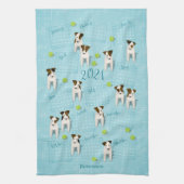 Parson Jack Russell Terriers 2021 Kalender Geschirrtuch (Vertikal)