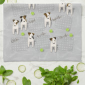 Parson Jack Russell Terriers gray 2020 Kalender Geschirrtuch (Gefaltet)