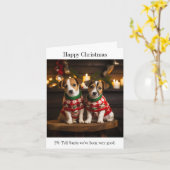 Parson Jack Russell Welppies Weihnachtskarte Karte (Gelbe Blume)