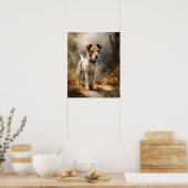Parson Russell Terrier Dog Art Print Poster (Küche)