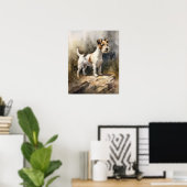 Parson Russell Terrier Dog Art Print Poster (Heimbüro)