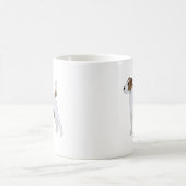 Parson Russell Terrier Dog Breed Illustration Kaffeetasse (Mittel)