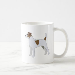 Parson Russell Terrier Dog Breed Illustration Kaffeetasse