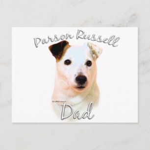 Parson Russell Terrier (glatt) Vater 2 Postkarte