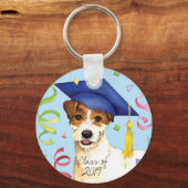 Parson Russell Terrier Graduate Schlüsselanhänger (Vorderseite)